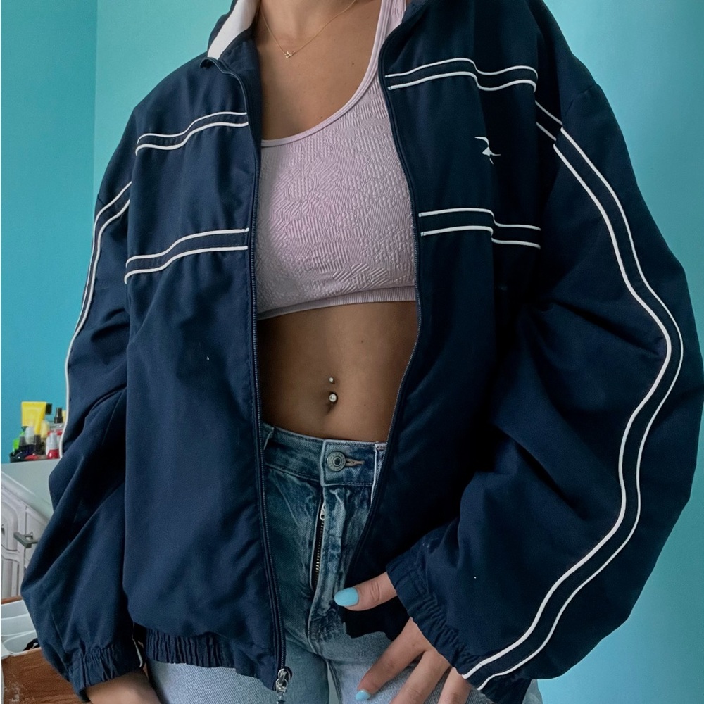Reebok vintage oversized bomber jacket